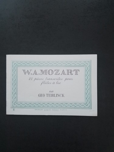 Partition mozart 22 - , w.a.