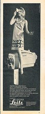 PUBLICITE ADVERTISING  1962    LEITZ    caméra LEICINA