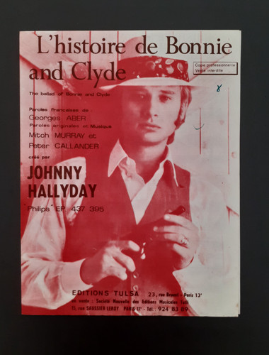 Partition johnny hallyday - partition,
