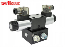 Vanne hydraulique vanne 4/3 voies 1 section CETOP 03 NG6 230V avec plaque...