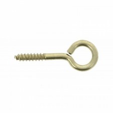 Piton - vis à bois - en laiton - 25 pièces - 2,5x10 mm BRICOZOR