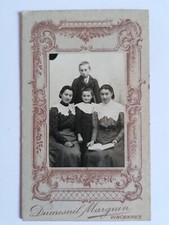 CDV Carte de visite - Portrait Famille - DUMESNIL MARGUIN - Vincennes - XIXème