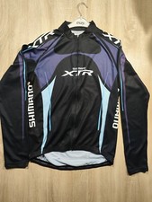 Maillot cycliste vélo homme Shimano XTR à manches longues taille L