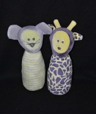 Lot 2 Peluche doudou souris