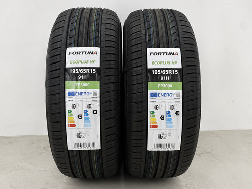 Lot pneus 195 - 2, 91h