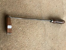 (n°38) OLD TOOL / outil ancien, gros fer à souder tête en cuivre 