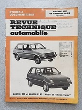 Rta Revue Technique Automobile Étude Austin Mg Vanden Plas Métro Turbo 1993