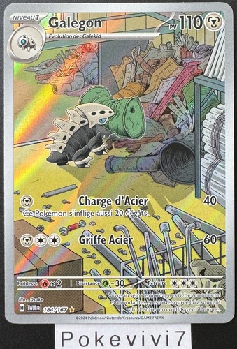 Carte pokemon galegon 184 - carte,