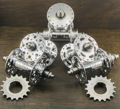Phil wood track bike hubs - wood,