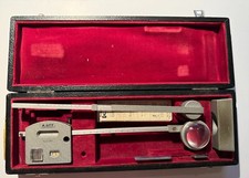 Ancien instrument de mesure : Planimètre polaire A.OTT dans sa boite - ALLEMAGNE