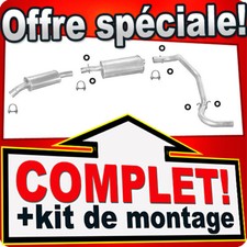 Ligne pot d'échappement pour PEUGEOT J5 2.5 TD Turbo Diesel Silencieux