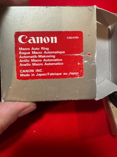 Canon macro auto ring - auto,