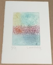 Shoichi HASEGAWA Aquatinte et carborundum sur papier vélin