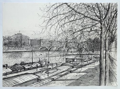 Vert galant lithographie paris - vert,
