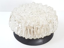 PLAFONNIER OU APPLIQUE METAL & VERRE 1950 1960 VINTAGE 50S 60S ANNEES 50/ 60 