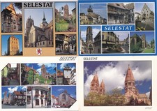 Lot de 4 cartes postales