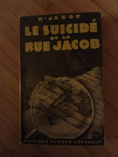 Suicidé rue jacob - le,