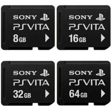Carte Mémoire Sony PS Vita Officielle Occasion Japon 4 Go 8 Go 16 Go 32 Go 64 Go