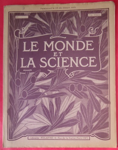 Monde science n 9 - la, n°9