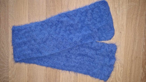 Echarpe laine angora et - laine,