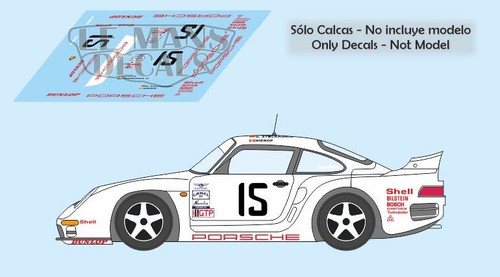 Decals porsche 961 daytona - decals,