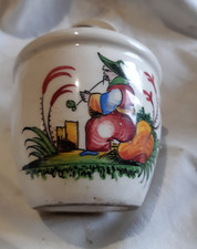 POT FAIENCE DE L'EST  LES ISLETTES  .... CHINOIS A LA PIPE   .... PATE A LA ROSE