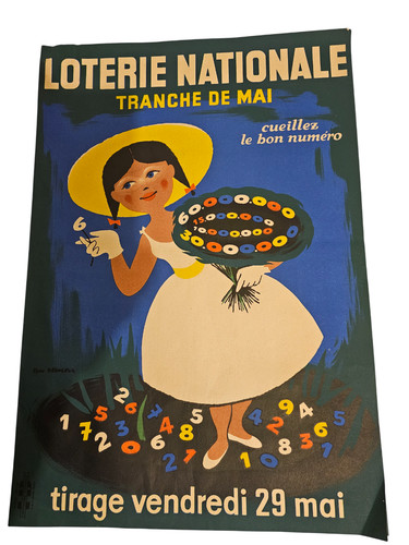 Ancienne affiche publicitaire - affiche,