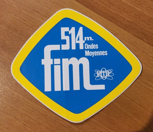 Autocollant sticker 1972