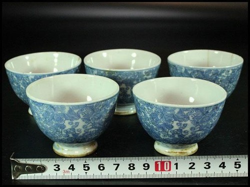 Lot anciennes tasses - 5, à