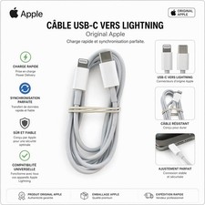 Câble USB-C vers Lightning