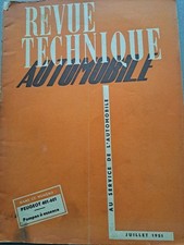 PEUGEOT 401 601 CAMION REVUE TECHNIQUE AUTOMOBILE 1951 pompes à essence