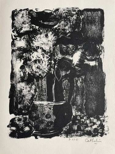 Bernard cathelin lithographie - cathelin,
