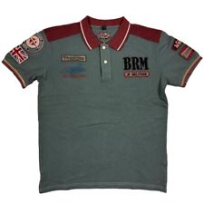 Polo Warson Motors Jean Pierre Beltoise Monaco F1 pilote bleu vintage BRM