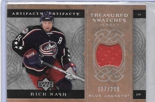 Rick nash 2008 artifacts - nash, ud