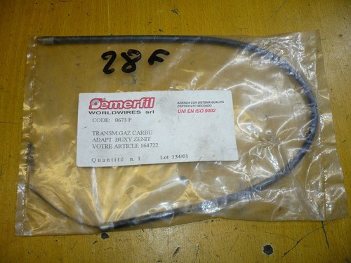 Cable gaz coté carbu peugeot - cable,