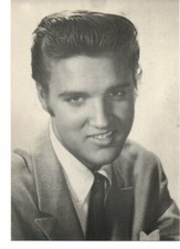 Elvis PRESLEY carte postale n° CP 105 (noir et blanc sourire)