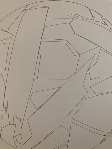 Beau dessin abstrait encre - dessin,