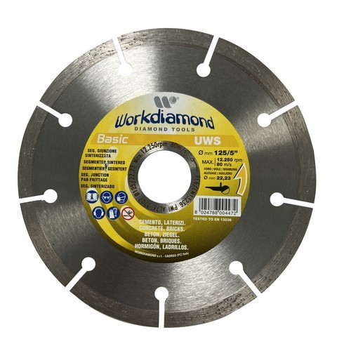 Disque diamant 125 beton - disque,