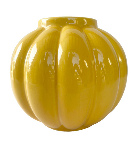 Vase boule forme citrouille - , en