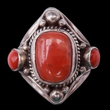 Bague de selle tibétaine en