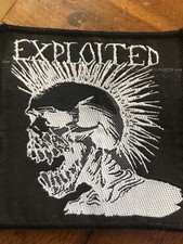 Skull Motif Sew On Patch