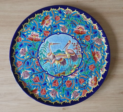 Longwy plat céramique - plat,