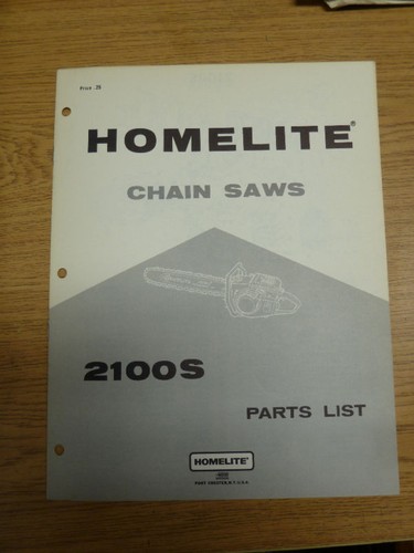 Homelite 2100s chain saw parts - chain,