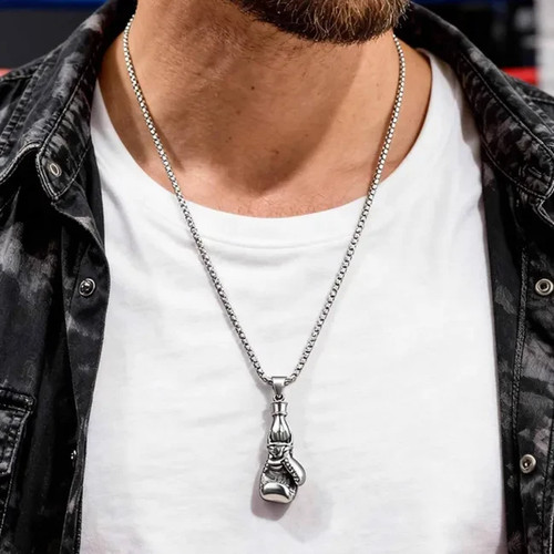 Collier gant boxe - collier,