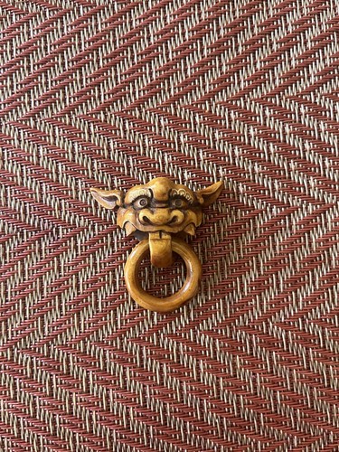Old resin netsuke unique - old,