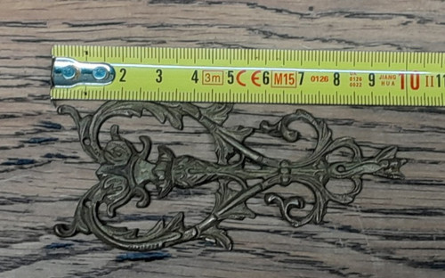 Ancien ornement bronze - ornement, /