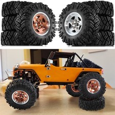4pcs 1/12 RC Car Upgrade Rubber Tyre + Trail Set Pour MJX H12Y RC Car Partie