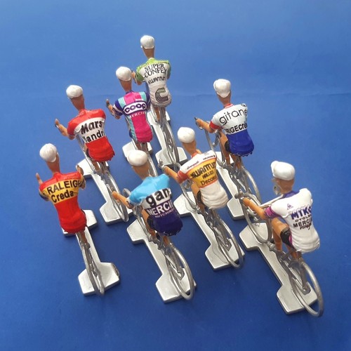 Lot cyclistes miniatures - lot,