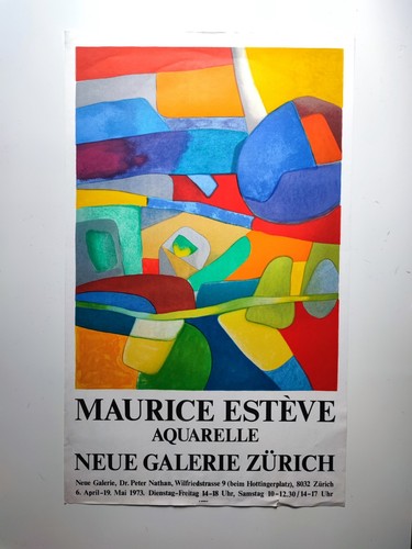 Maurice estève affiche - estève,