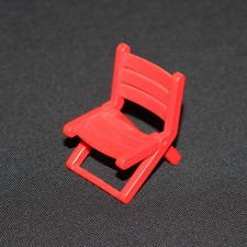 Playmobil chaise pliante rouge